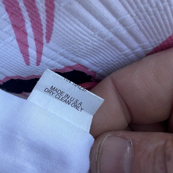 Milly of New York Trench Coat Jacket Hibiscus Floral Design Women’s Size 4 - Picture 9 of 9